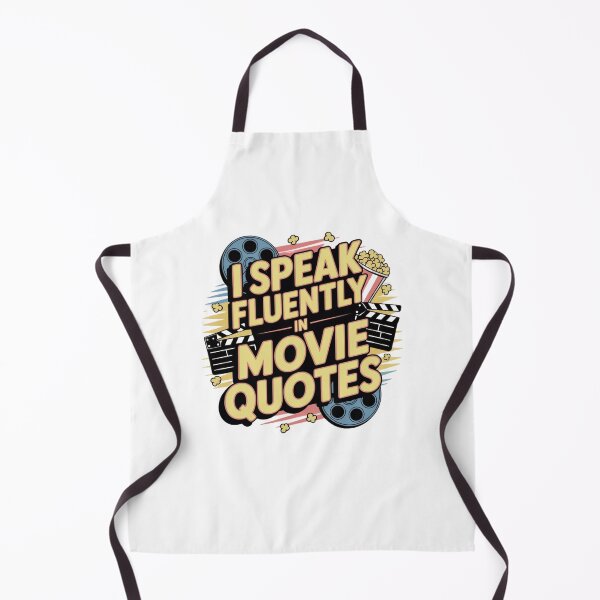 Item preview, I speak fluently in movie quotes designed and sold by Mateusz Majcherek.