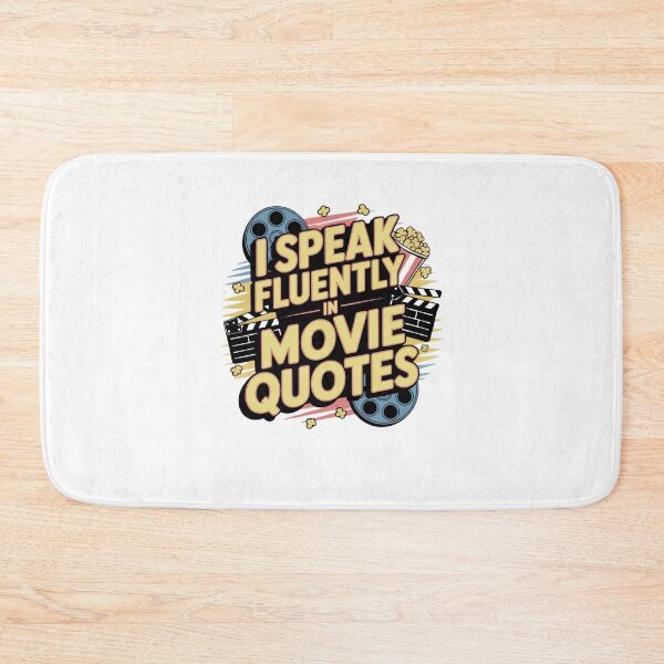Item preview, I speak fluently in movie quotes designed and sold by Mateusz Majcherek.