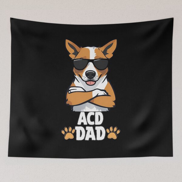 Item preview, Australian Cattle Dog Dad – Tough, Smart & Loyal designed and sold by GoodyPaws.