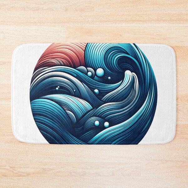 Item preview, Endless Movement Waves – Oceanic Flow Design designed and sold by HappyLifeStore6.