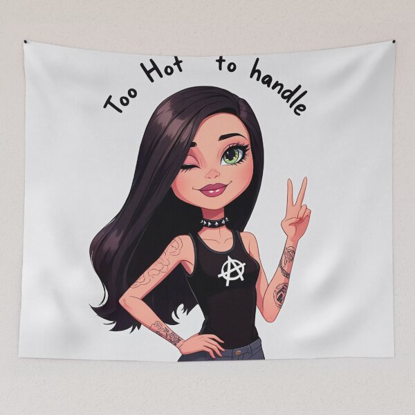 Item preview, Too Hot to Handle motivational designed and sold by Vintage Designs +.