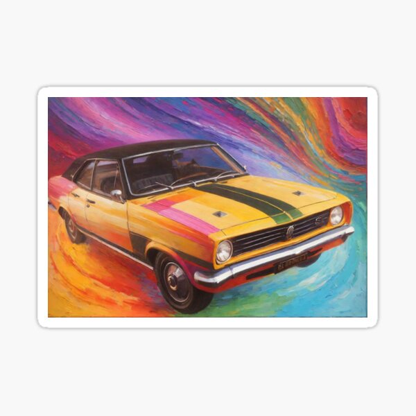 Item preview, Impressionistic Holden Monaro designed and sold by ZEJUFANTASY8.