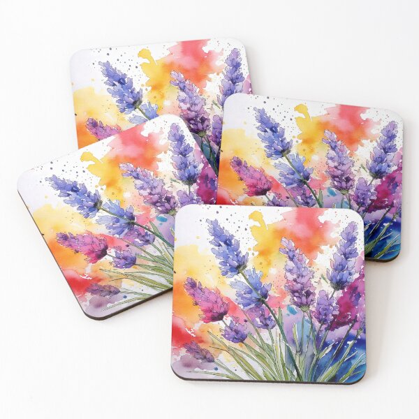 Item preview, lavender watercolour designed and sold by CuratedEmporium.