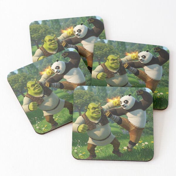 Artikelvorschau, Shrek kämpft gegen Po entworfen und verkauft von Gauri Desai.