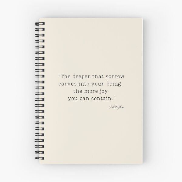 Item preview, A Quote about Sorrow by Kahlil Gibran designed and sold by Poemit.