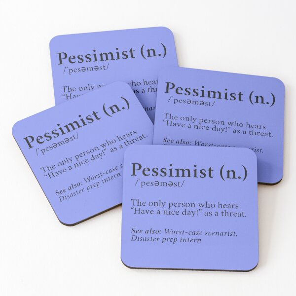Item preview, Funny Pessimist designed and sold by HappyHavenStu.