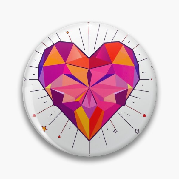 Item preview, Geometric Heart designed and sold by FashionCatwalk.