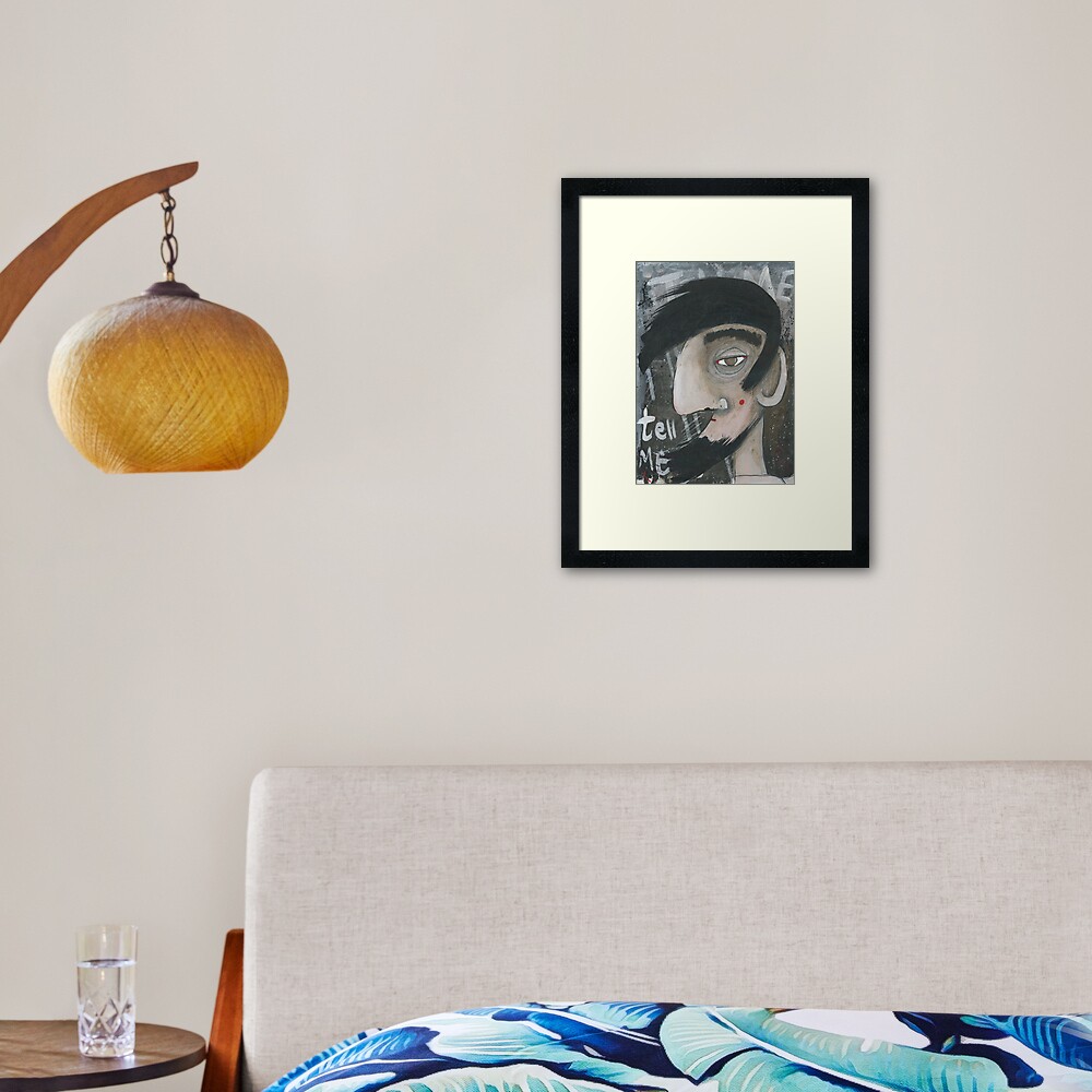 Item preview, Framed Art Print designed and sold by studiobloknote.
