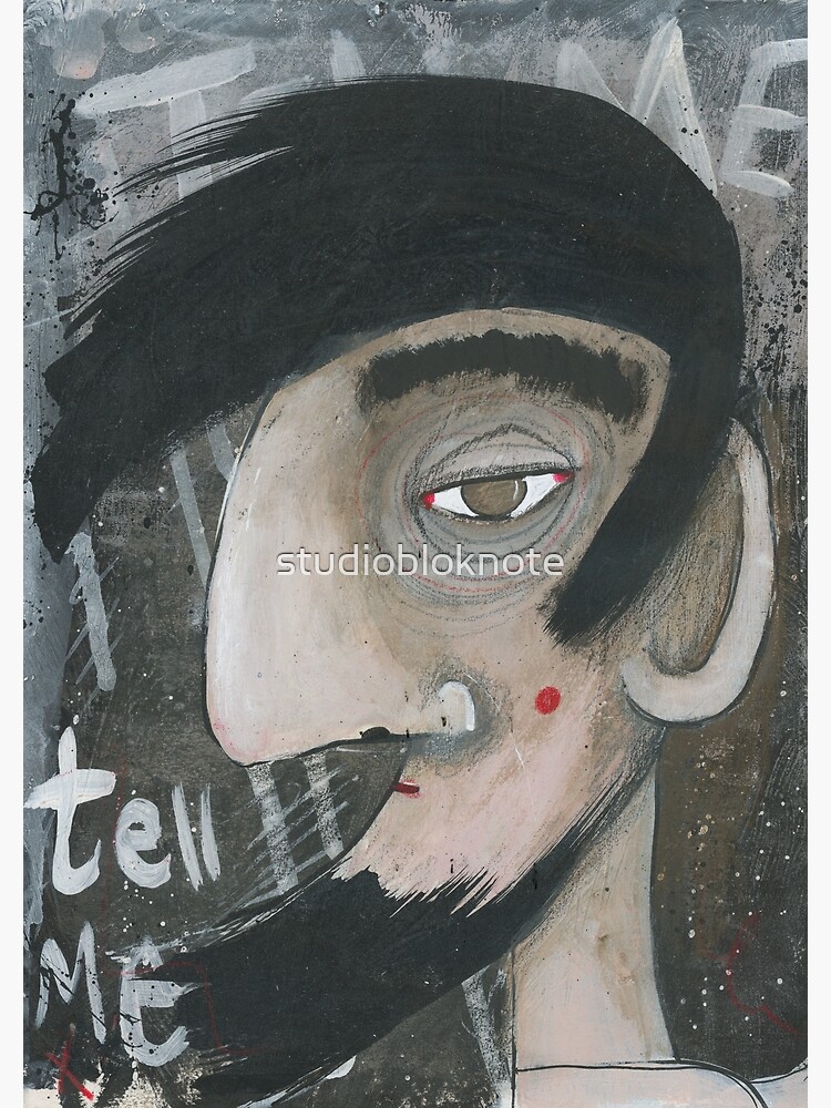Thumbnail 7 of 7, Framed Art Print, Tell me designed and sold by studiobloknote.