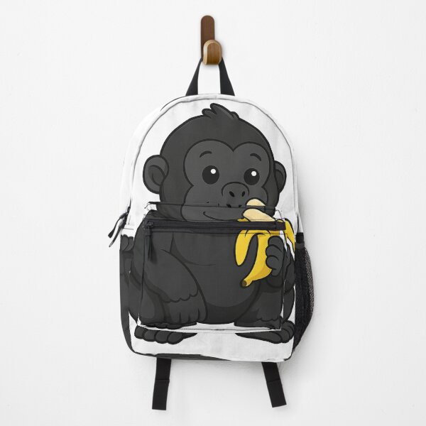 Item preview, Cute Gorilla Eating Banana Happily designed and sold by cottoncode.