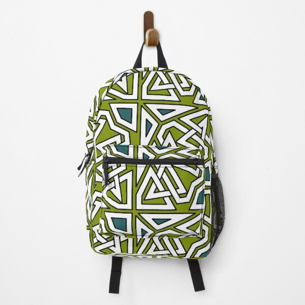Item preview, Broken Glass Geometry in Olive and Blue designed and sold by Tarjiart.