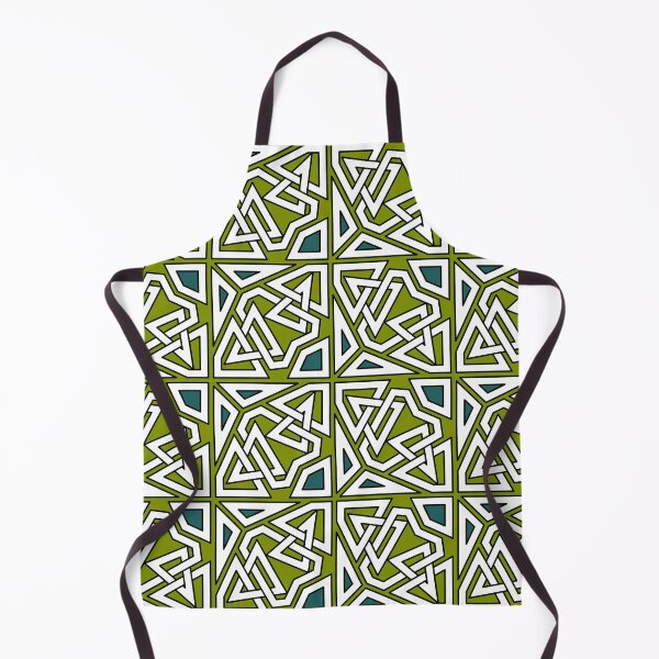 Item preview, Broken Glass Geometry in Olive and Blue designed and sold by Tarjiart.