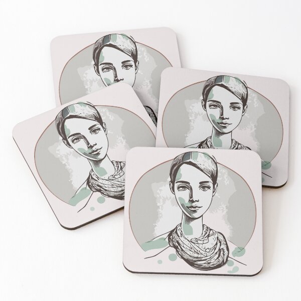 Item preview, Portrait of Hope – Minimalist Illustration designed and sold by Limmagin.
