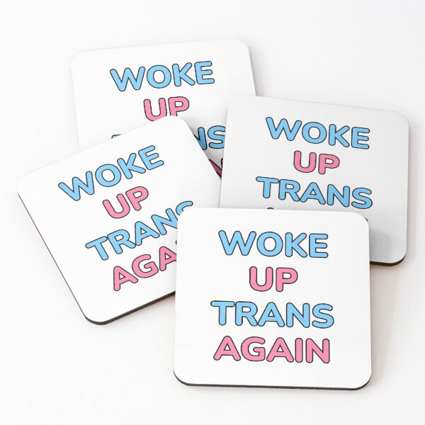Item preview, Woke up trans again - funny trans humor designed and sold by Inspirationmotivation.