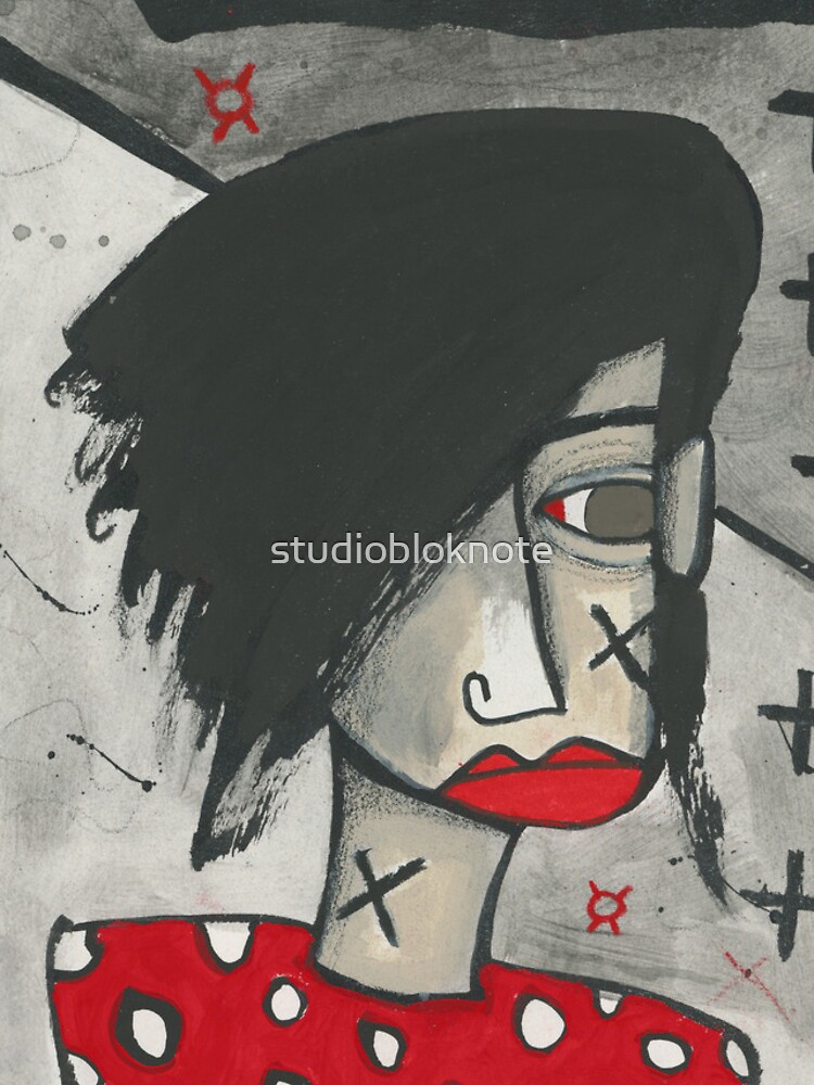 Thumbnail 4 of 4, iPhone Case, Red Polka Dot Rebel designed and sold by studiobloknote.