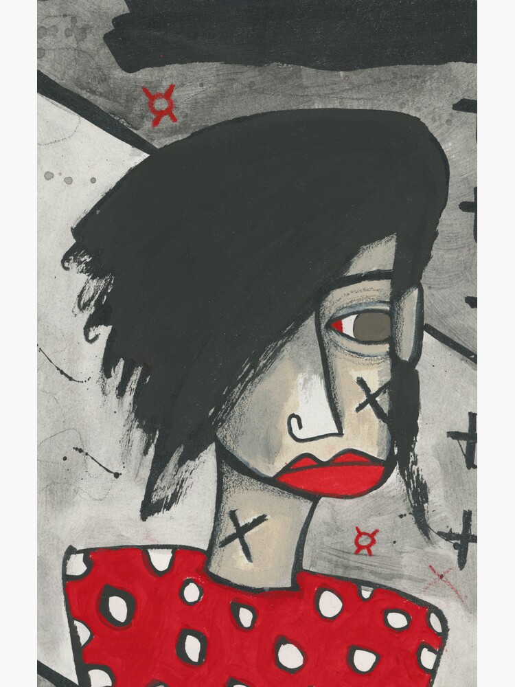 Thumbnail 4 of 4, Samsung Galaxy Phone Case, Red Polka Dot Rebel designed and sold by studiobloknote.