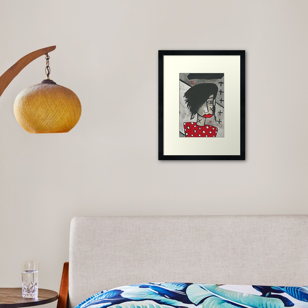 Item preview, Framed Art Print designed and sold by studiobloknote.