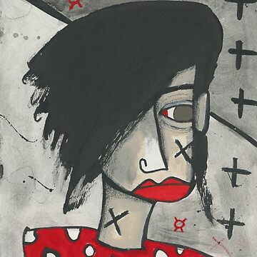 Artwork thumbnail, Red Polka Dot Rebel by studiobloknote