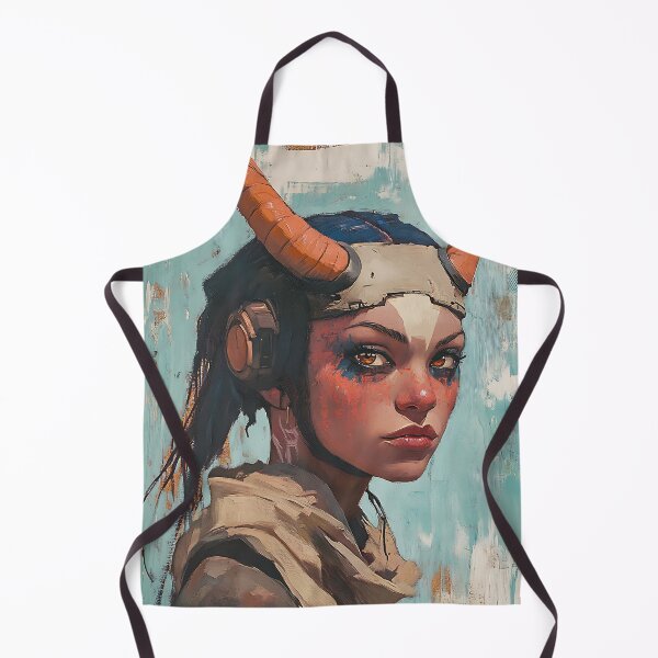 Item preview, Desertpunk Portrait: Sci-Fi Desert designed and sold by bapupa.