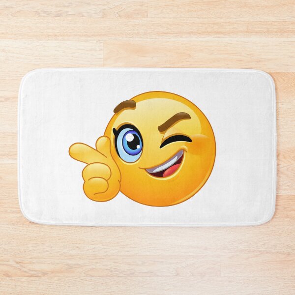 Item preview, Winking and Pointing Female Emoticon designed and sold by Yael Weiss.
