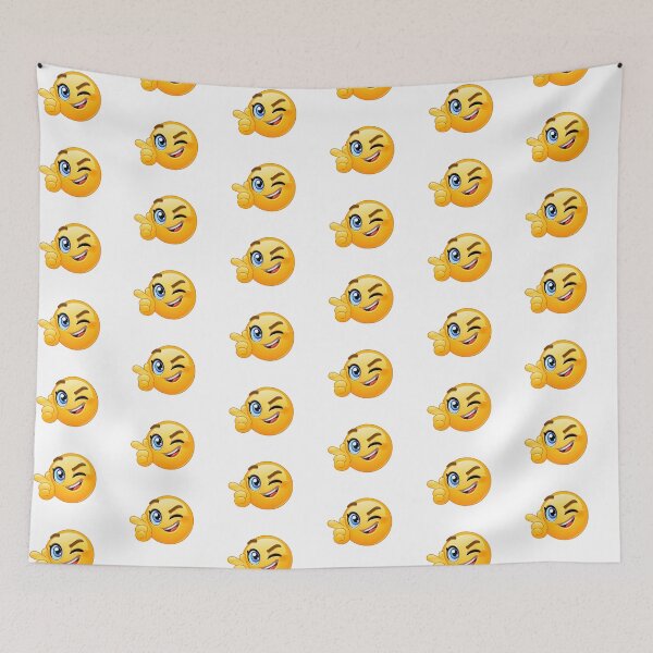 Item preview, Winking and Pointing Female Emoticon designed and sold by Yael Weiss.