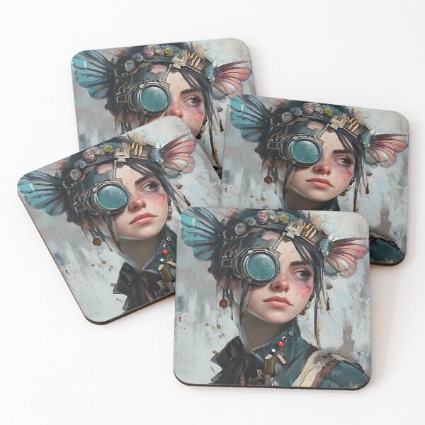 Item preview, Eco-punk Portrait: Sustainable Future Character designed and sold by bapupa.
