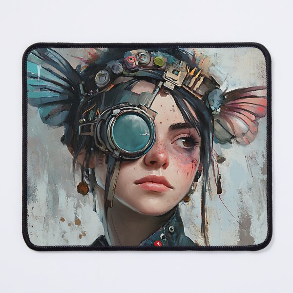 Item preview, Eco-punk Portrait: Sustainable Future Character designed and sold by bapupa.