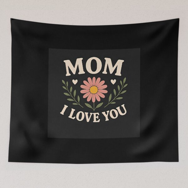 Item preview, Mother's Day Love Quote with Floral Design designed and sold by Amr Siam.