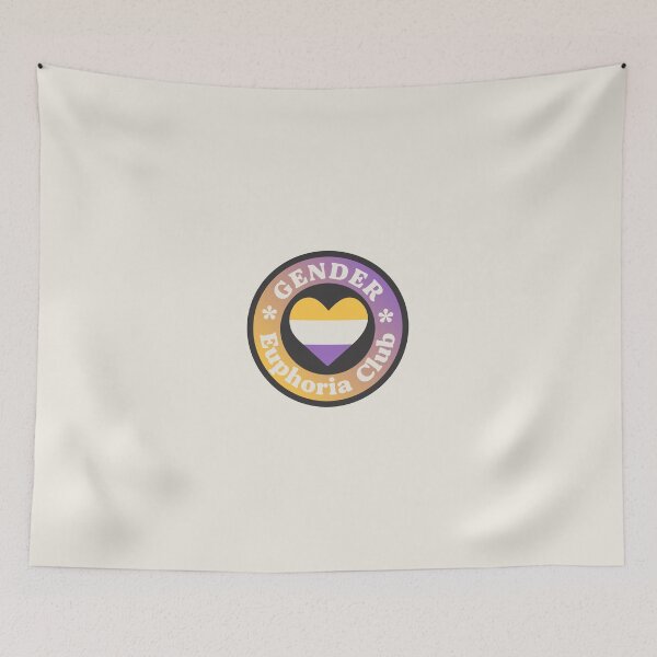 Item preview, Gender Euphoria Club – Nonbinary Retro Patch designed and sold by RetroRayDesigns.