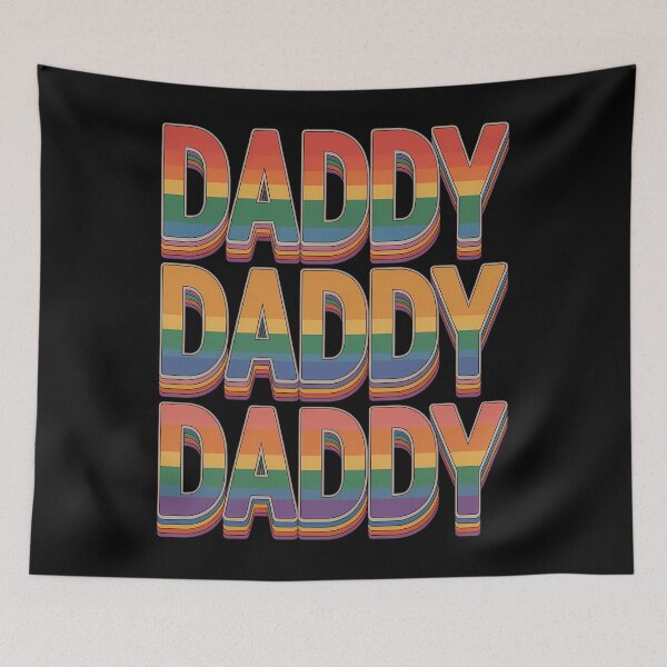 Item preview, Daddy LGBT Gay Pride Month LGBTQ Father's Day Rainbow Flag designed and sold by brynatshop.