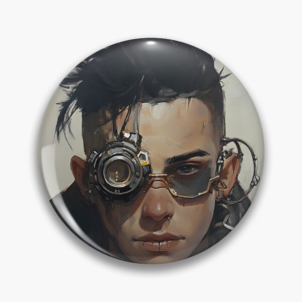 Item preview, Shadowpunk Portrait: Dark Futuristic Character designed and sold by bapupa.