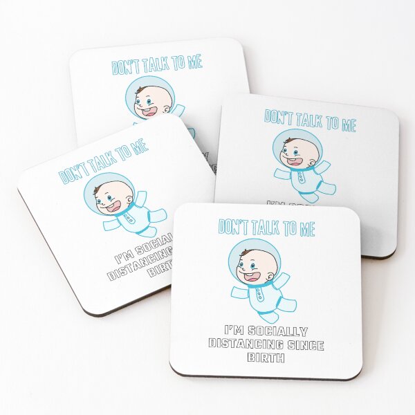 Item preview, Don't talk to me. I'm socially distancing since birth designed and sold by drdoodle92 Art.