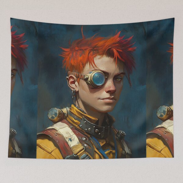Item preview, Solarpunk Portrait: Utopian Figure designed and sold by bapupa.