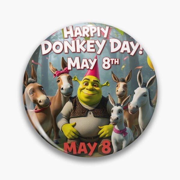 Item preview, Happy Donkey Day May 8th designed and sold by casamomo.