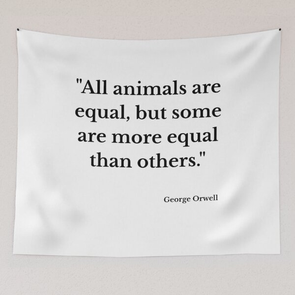Item preview, More Equal Than Others – Animal Farm designed and sold by ElectricSheepCo.