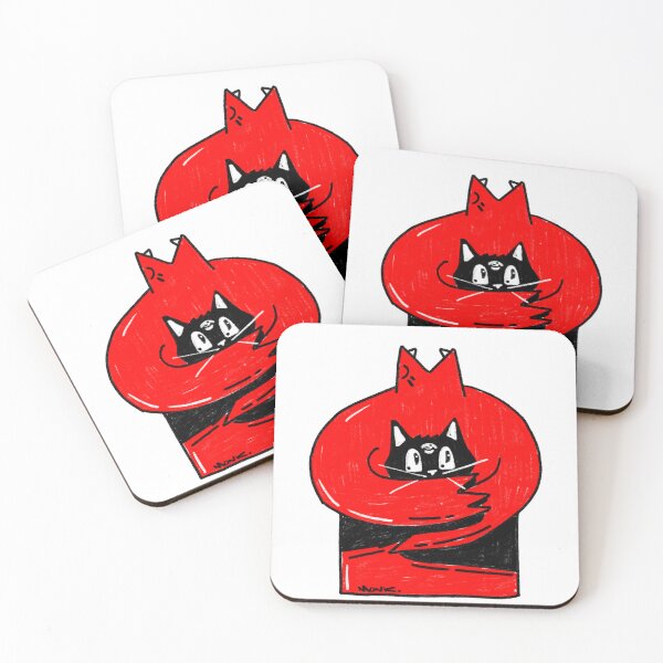 Item preview, CAT and monk designed and sold by monk.byfrank.