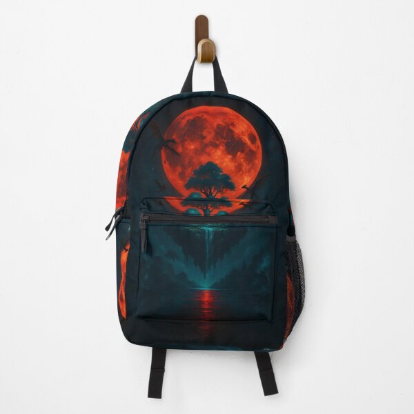 Item preview, Floating Fantasy Island Under Blood Moon designed and sold by Amr Siam.