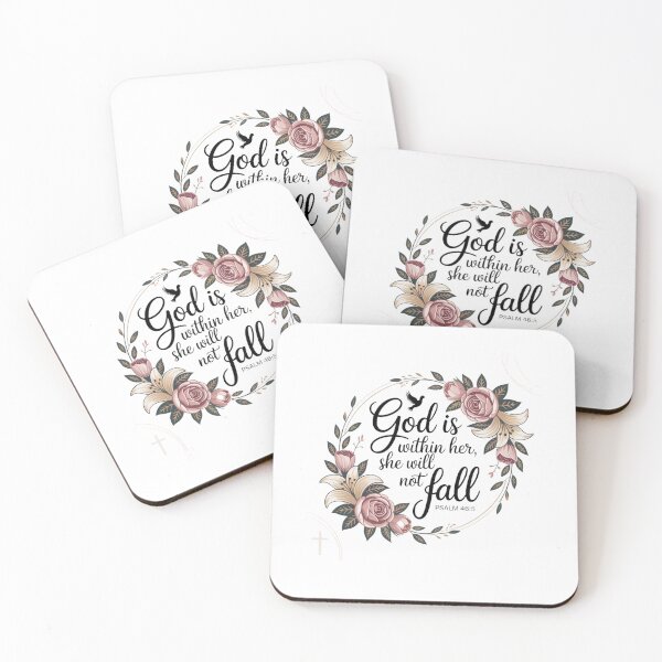 Item preview, God is within her she will not fall Psalm 46:5 designed and sold by Mateusz Majcherek.