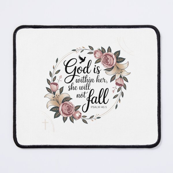 Item preview, God is within her she will not fall Psalm 46:5 designed and sold by Mateusz Majcherek.