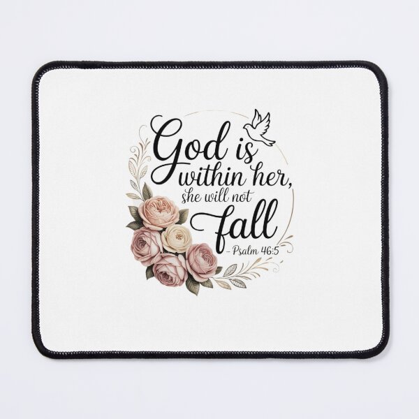 Item preview, God is within her she will not fall Psalm 46:5 designed and sold by Mateusz Majcherek.