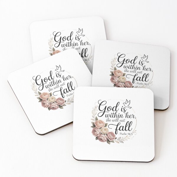 Item preview, God is within her she will not fall Psalm 46:5 designed and sold by Mateusz Majcherek.