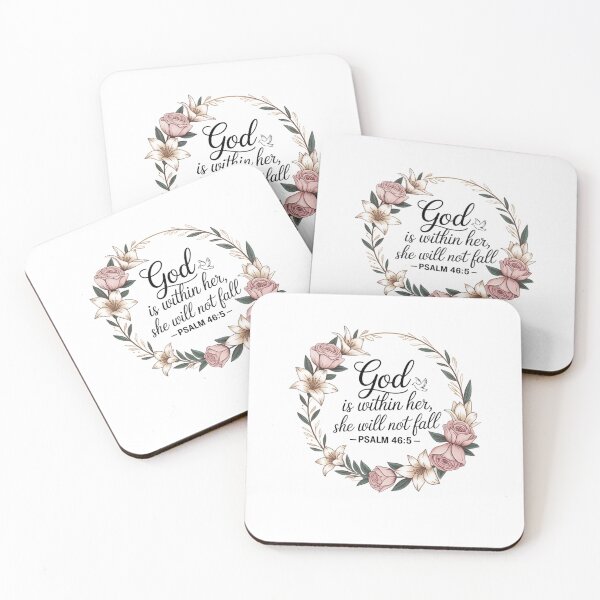 Item preview, God is within her she will not fall Psalm 46:5 designed and sold by Mateusz Majcherek.