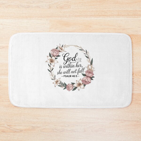 Item preview, God is within her she will not fall Psalm 46:5 designed and sold by Mateusz Majcherek.