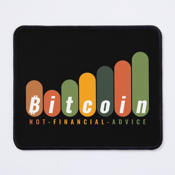 Item preview, Bitcoin | Not Financial Advice designed and sold by Graphix King.