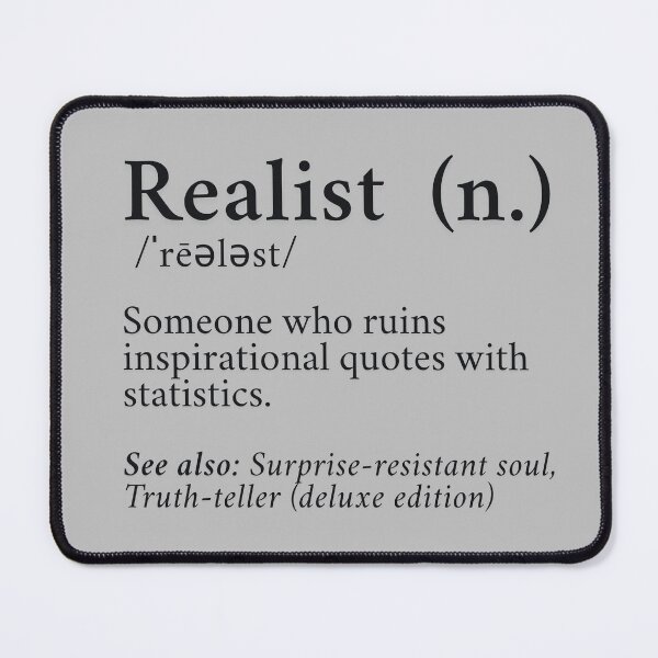 Item preview, Funny Realist designed and sold by HappyHavenStu.