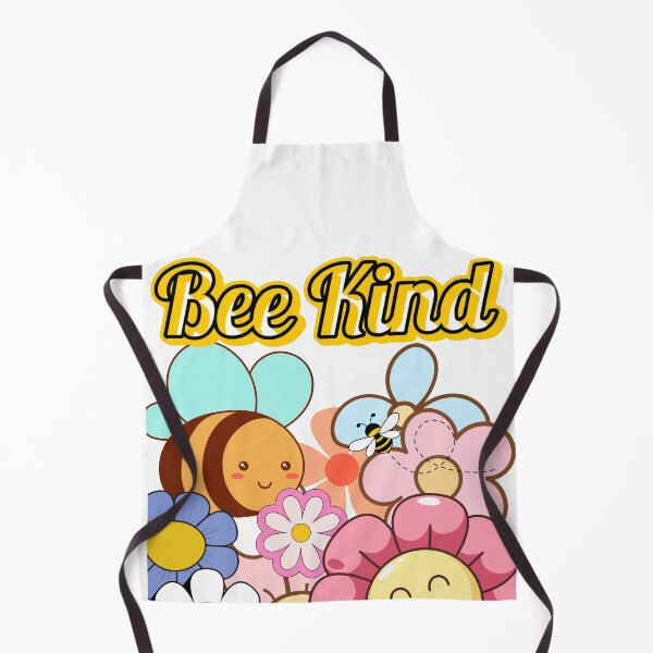 Item preview, Bee Kind – Cute Bee with Flowers designed and sold by lazycreationaaa.