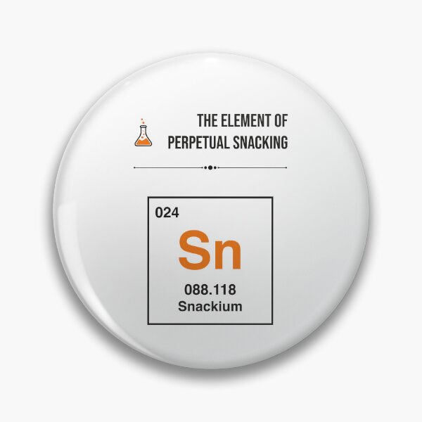 Item preview, Element of Perpetual Snacking Funny Foodie Periodic Table Snackium designed and sold by Stadify.