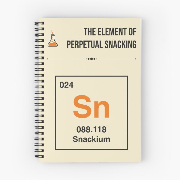 Item preview, Element of Perpetual Snacking Funny Foodie Periodic Table Snackium designed and sold by Stadify.