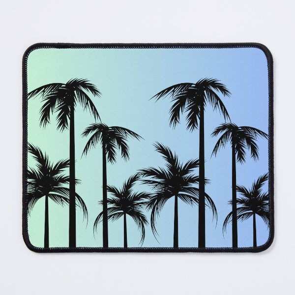 Item preview, Palmeras azules designed and sold by CookieCreature.