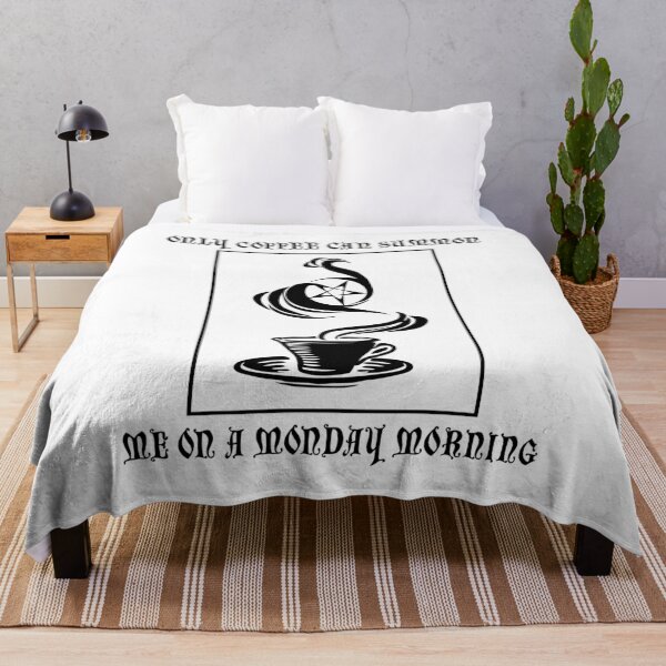 Item preview, Only Coffee Can Summon Me designed and sold by TheMoonlightShop.